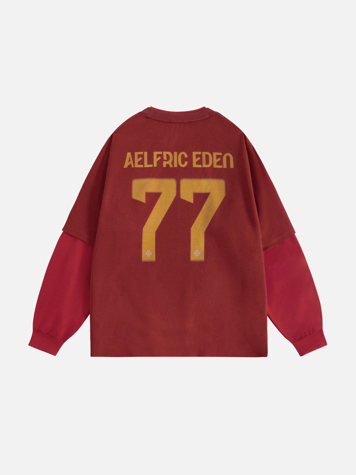 Aelfric Eden 77 Grafik-Langarmshirt in Lagenoptik - Image 4