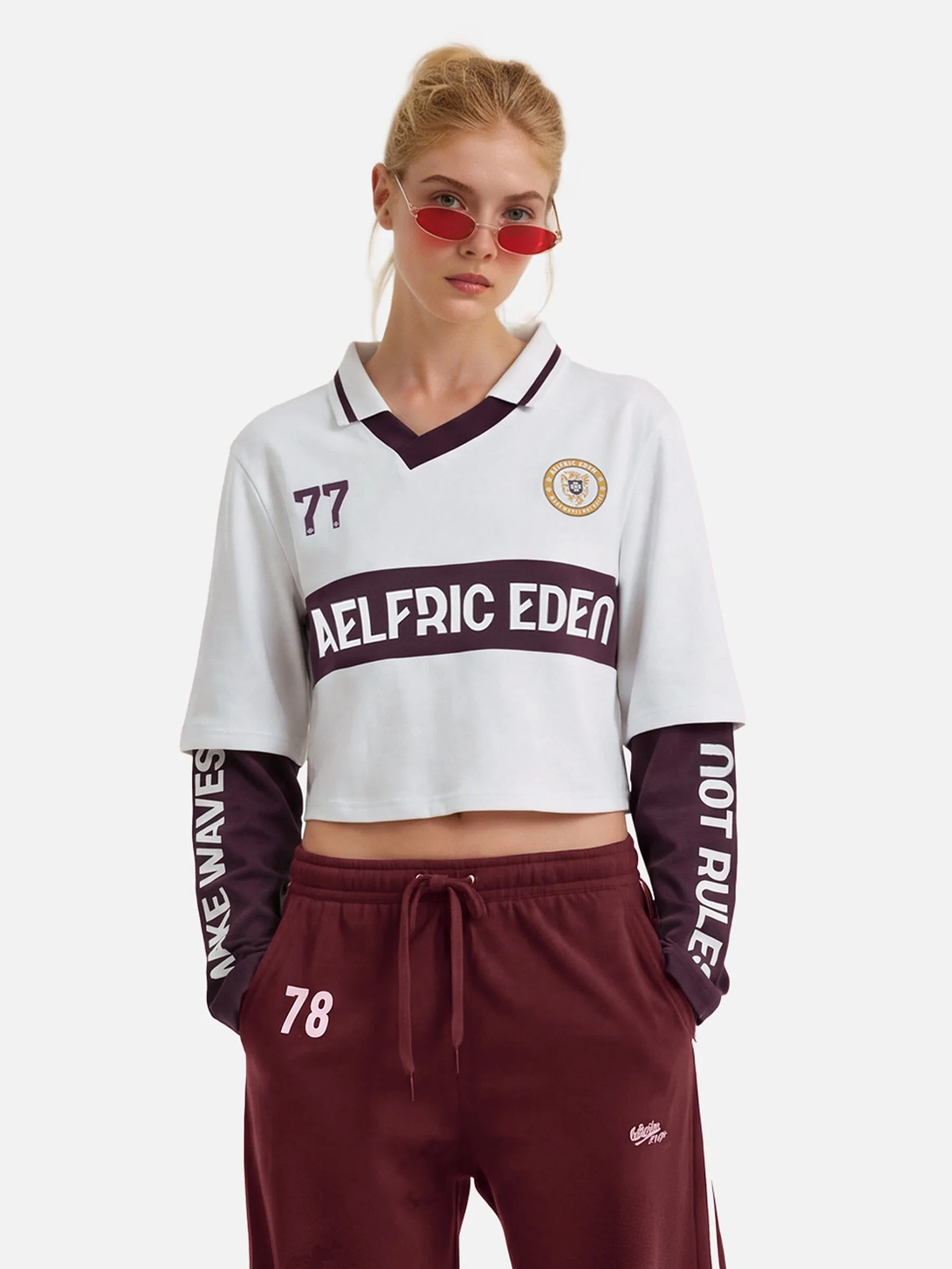 Aelfric Eden 77 V-Neck Cropped Trikot - Image 2