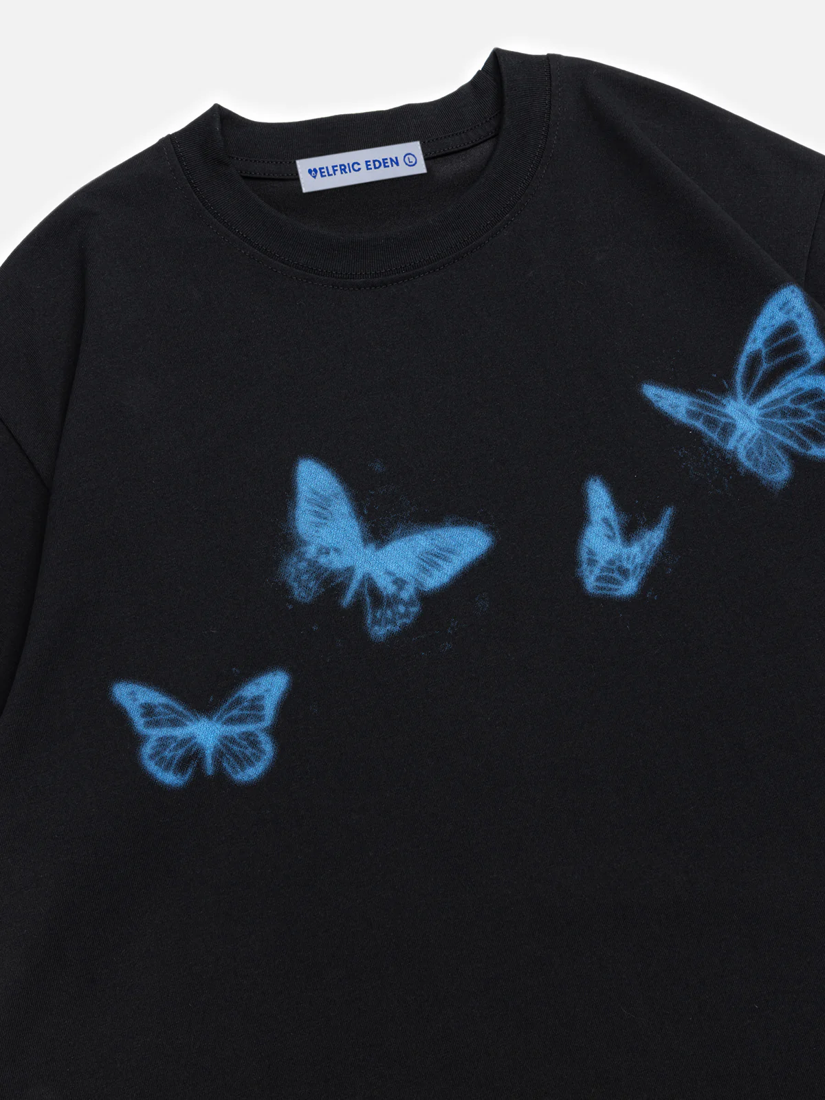 Aelfric Eden T-Shirt mit verschwommenem Schmetterlings-Print - Image 3