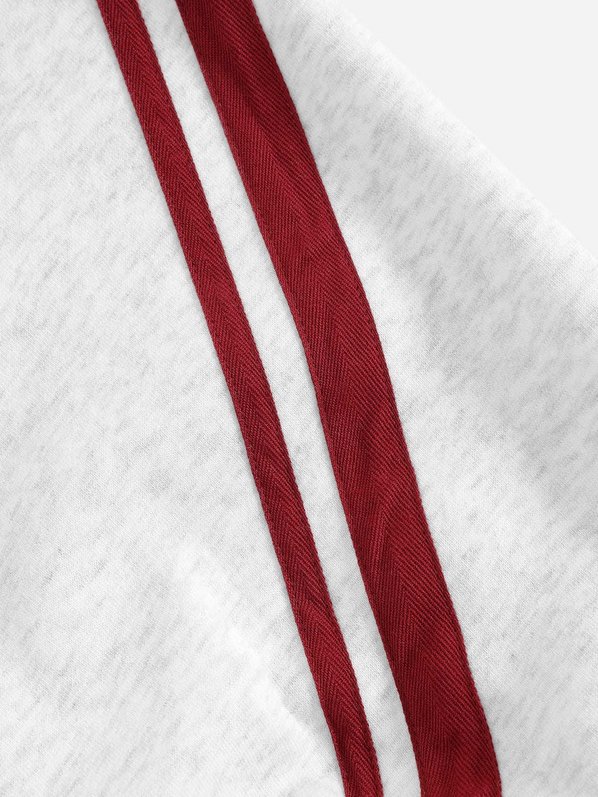 Aelfric Eden Cropped Contrast Stripe Zip Up Hoodie - Image 12