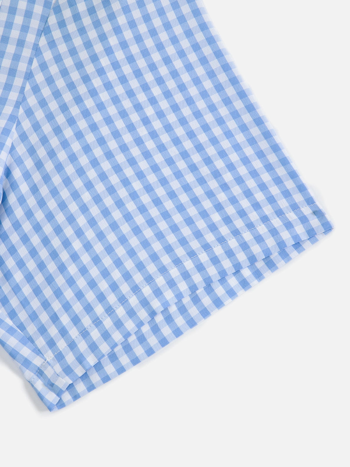Aelfric Eden Boxy Daisy Gingham Short Sleeve Shirt - Image 7
