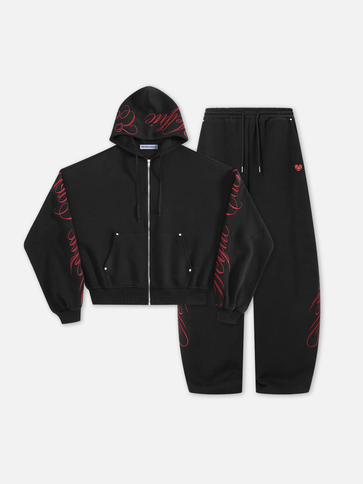 Aelfric Eden Boxy Embroidery Hoodie Sets - Image 2