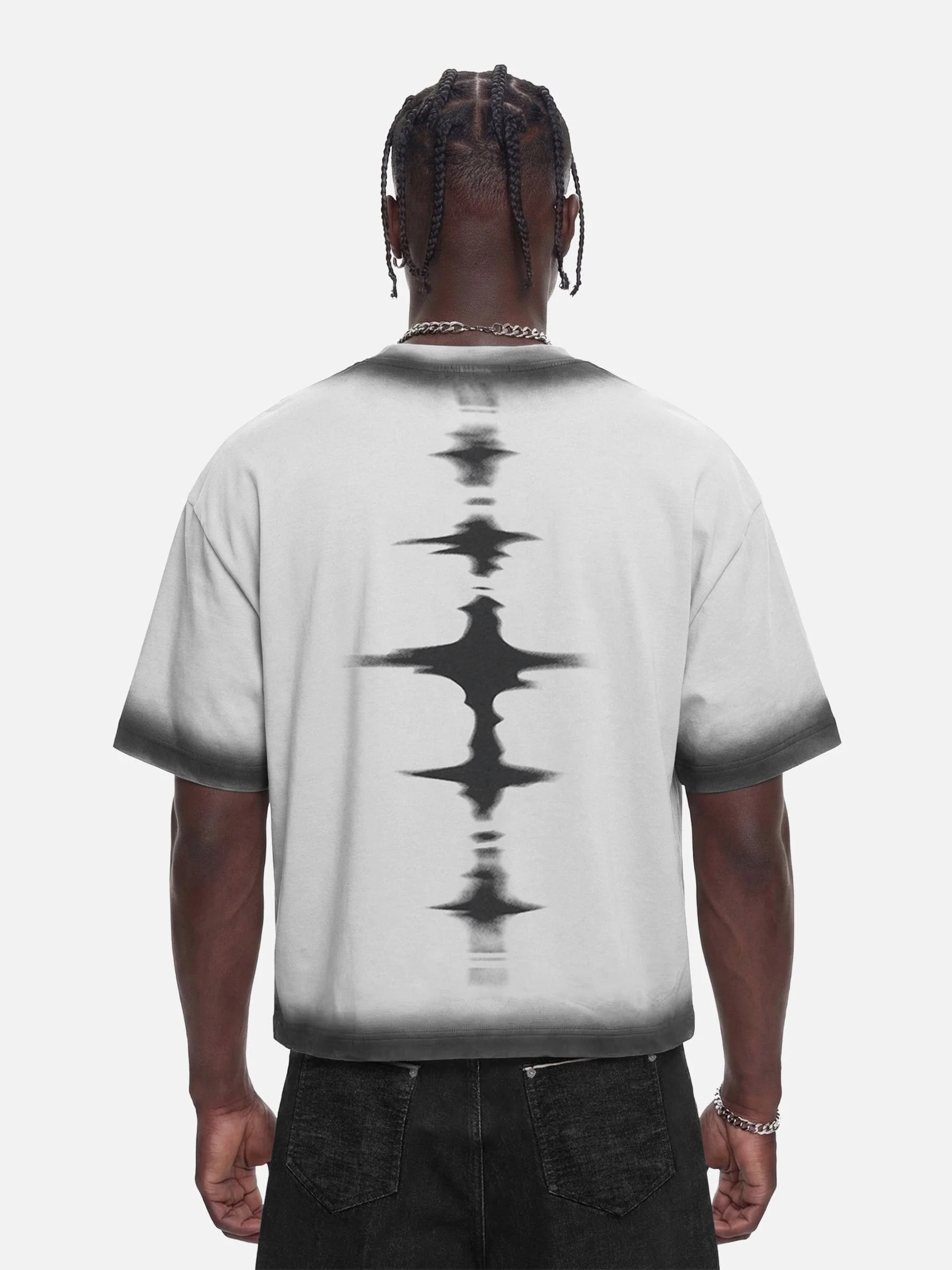 Aelfric Eden Boxy Spray Fade Star T-Shirt - Image 3
