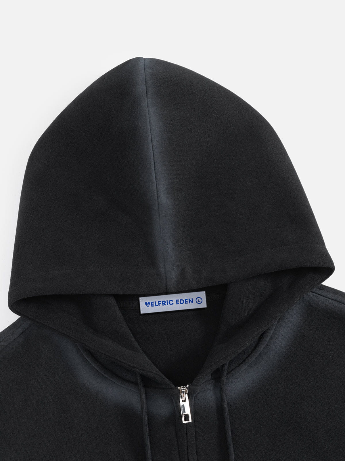 Aelfric Eden Boxy Washed Double Zip Up Hoodie - Image 6
