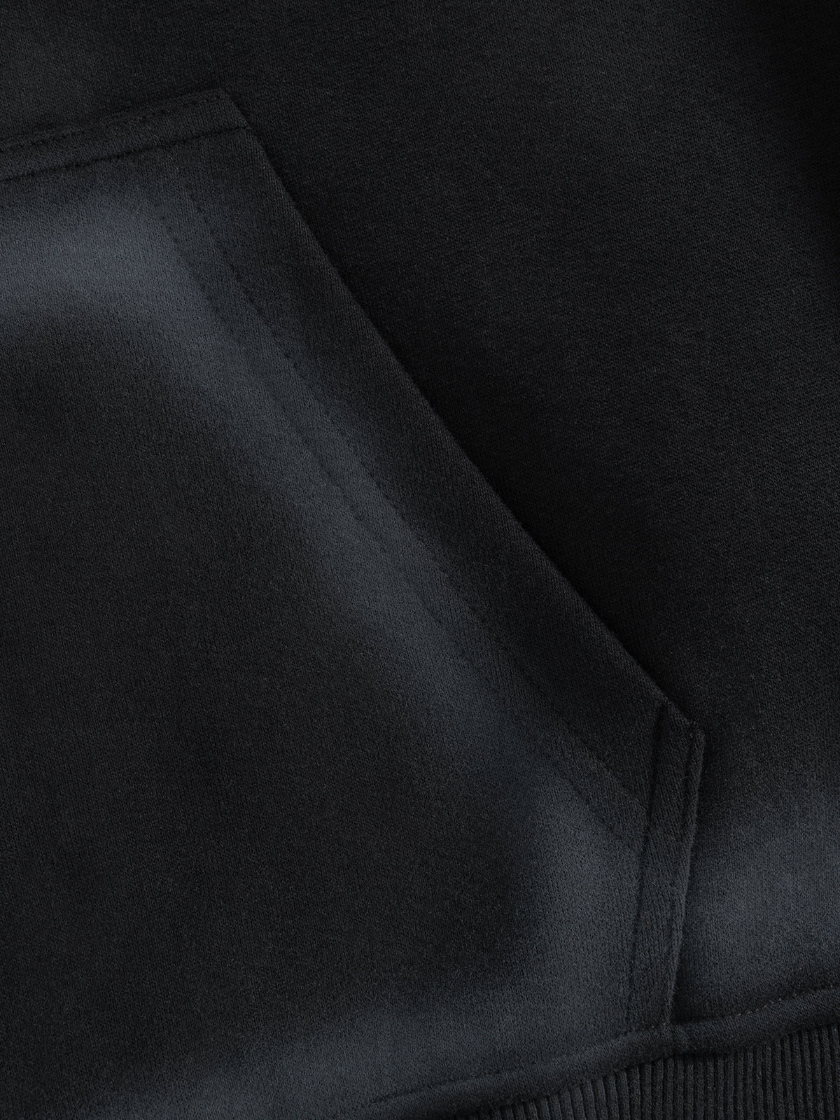 Aelfric Eden Boxy Washed Double Zip Up Hoodie - Image 8