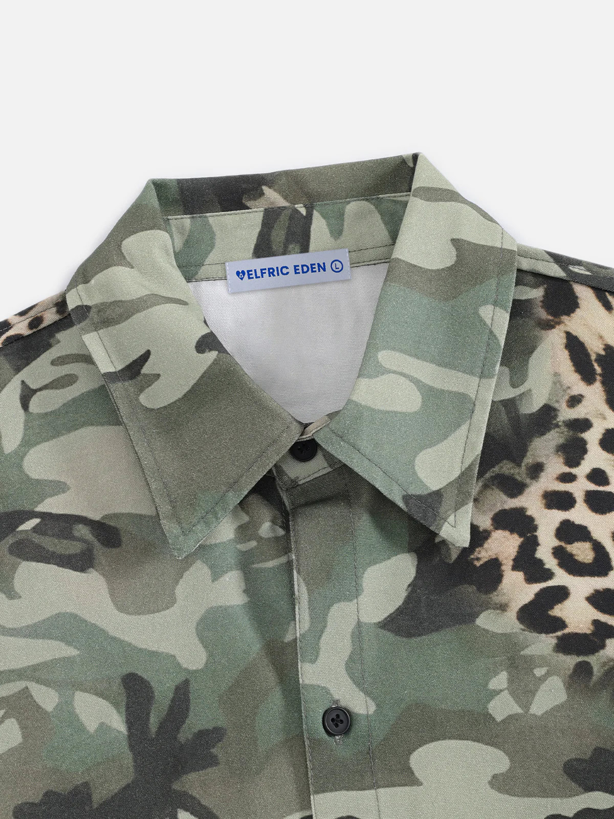 Aelfric Eden CAMO Leopard Langarmshirt mit Lagenlook - Image 3