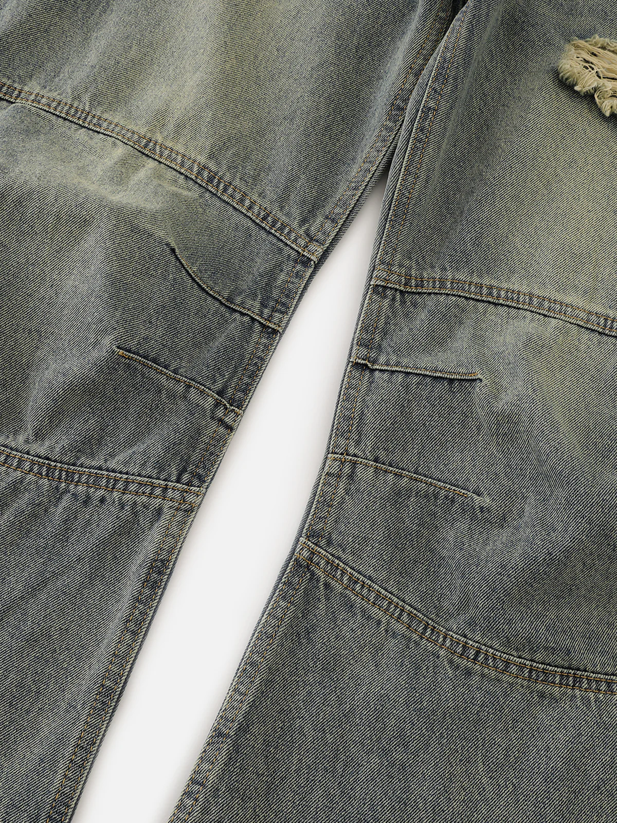 Aelfric Eden Camouflage Double Waist Barrel Jeans - Image 3