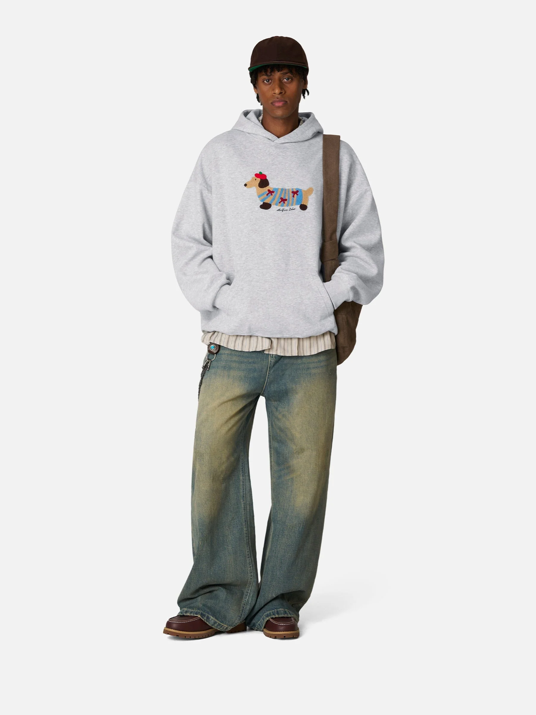 Aelfric Eden Cartoon-Hundekapuzenpullover - Image 8