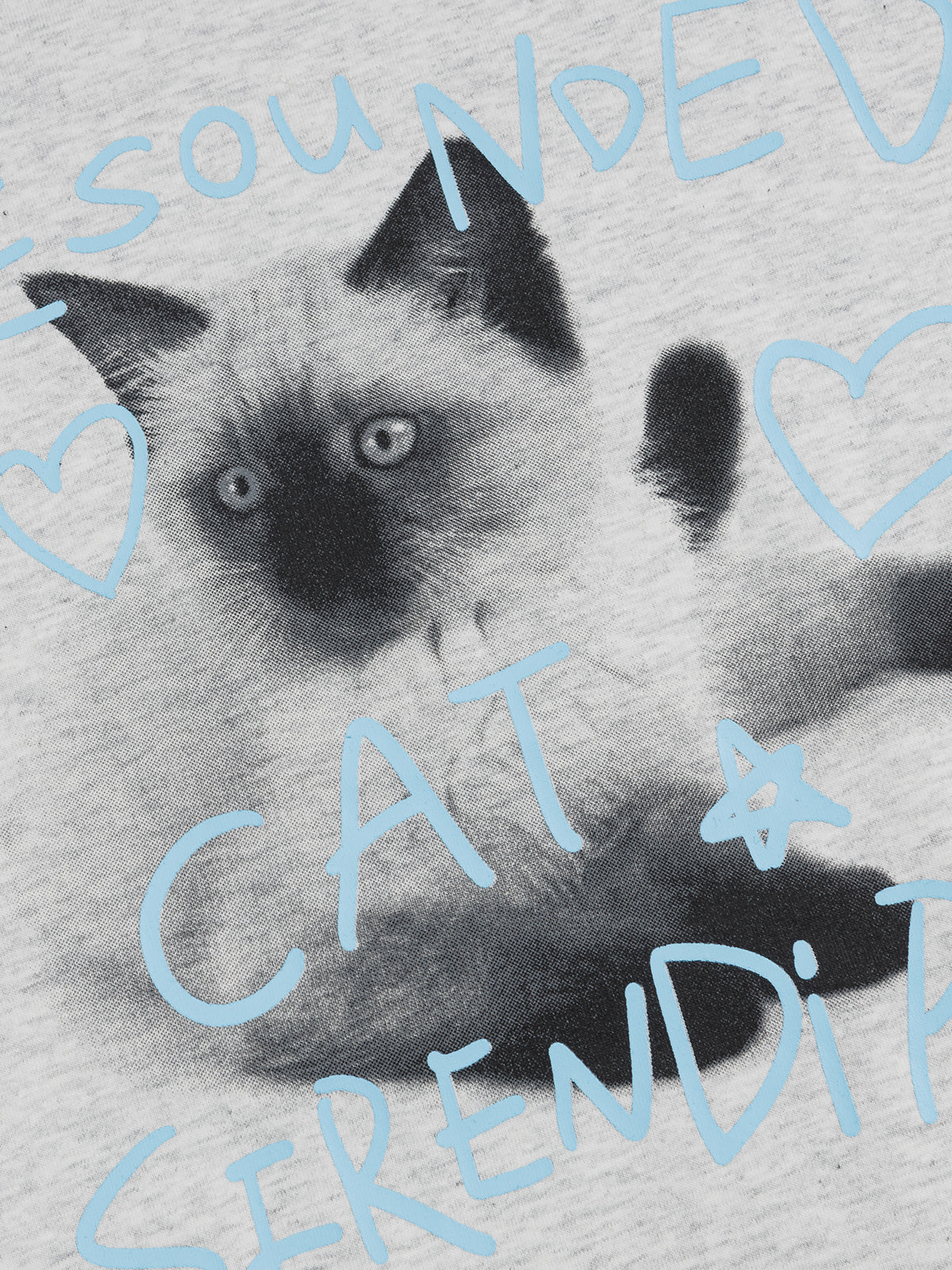 Aelfric Eden Katze Stern Patchwork T-Shirt - Image 3
