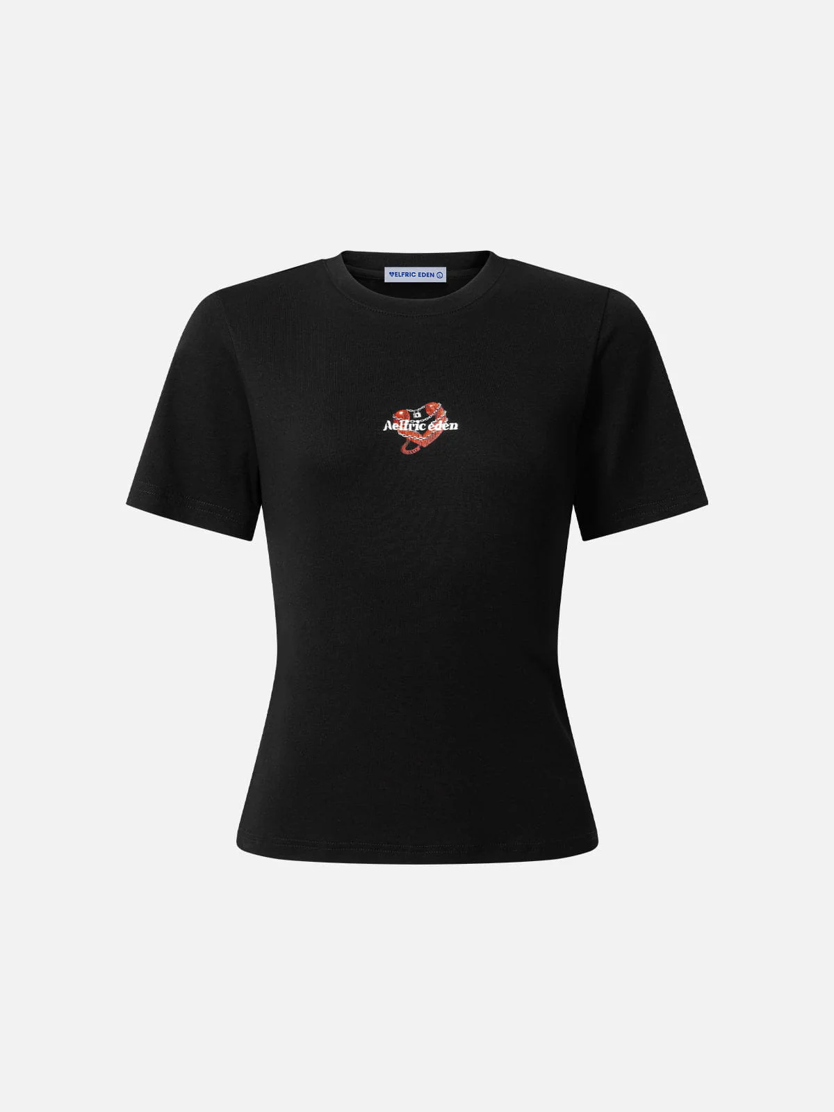 Aelfric Eden Chain Heart Graphic Baby Tee - Image 2