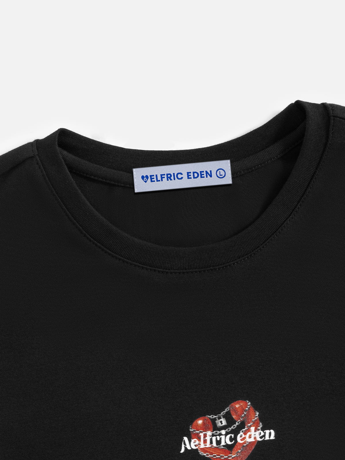 Aelfric Eden Chain Heart Graphic Baby Tee - Image 3