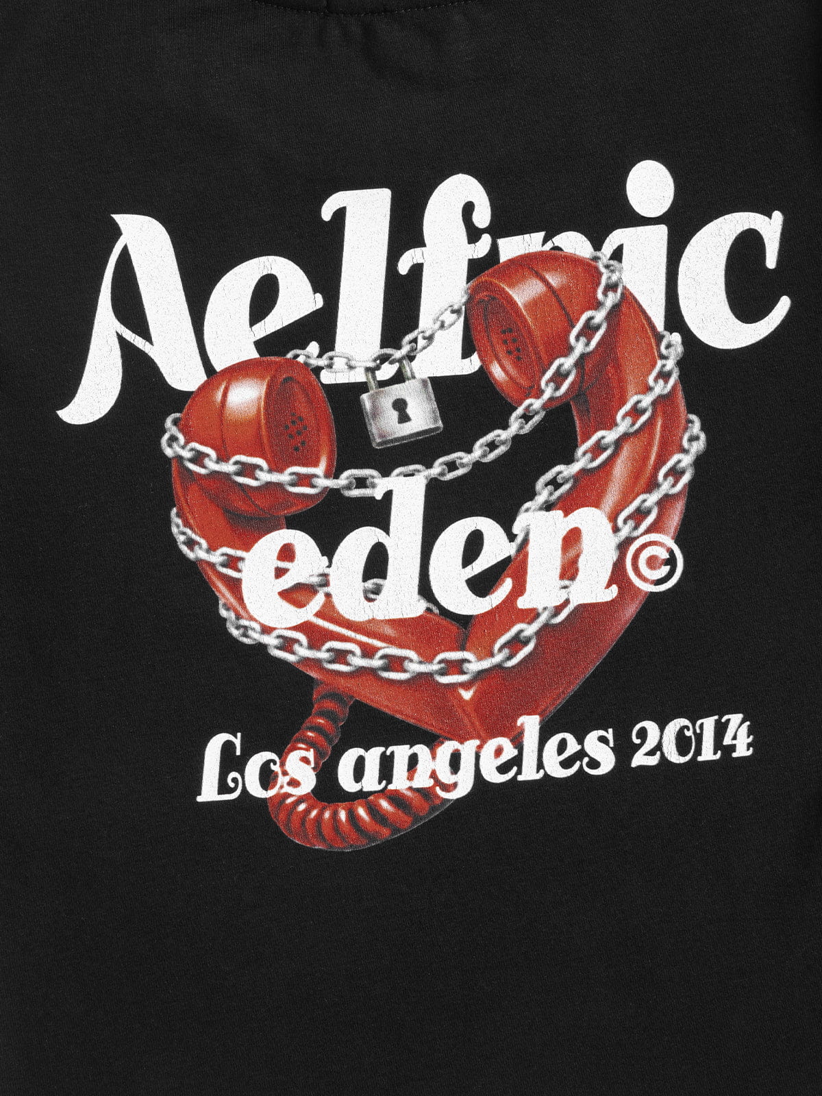 Aelfric Eden Chain Heart Graphic Baby Tee - Image 5