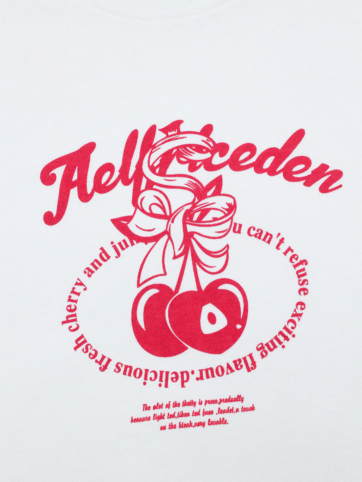 Aelfric Eden T-Shirt mit Kirsch-Print - Image 4