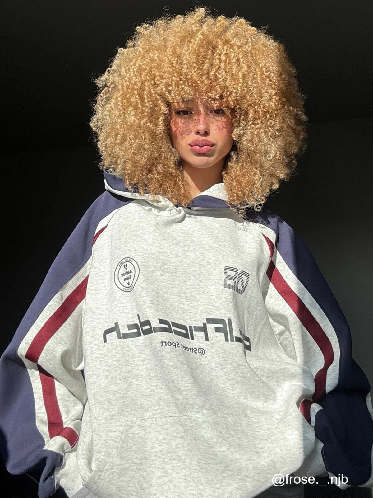 Aelfric – Eden – Kapuzenpullover mit Farbblockierung und Streifen - Image 5