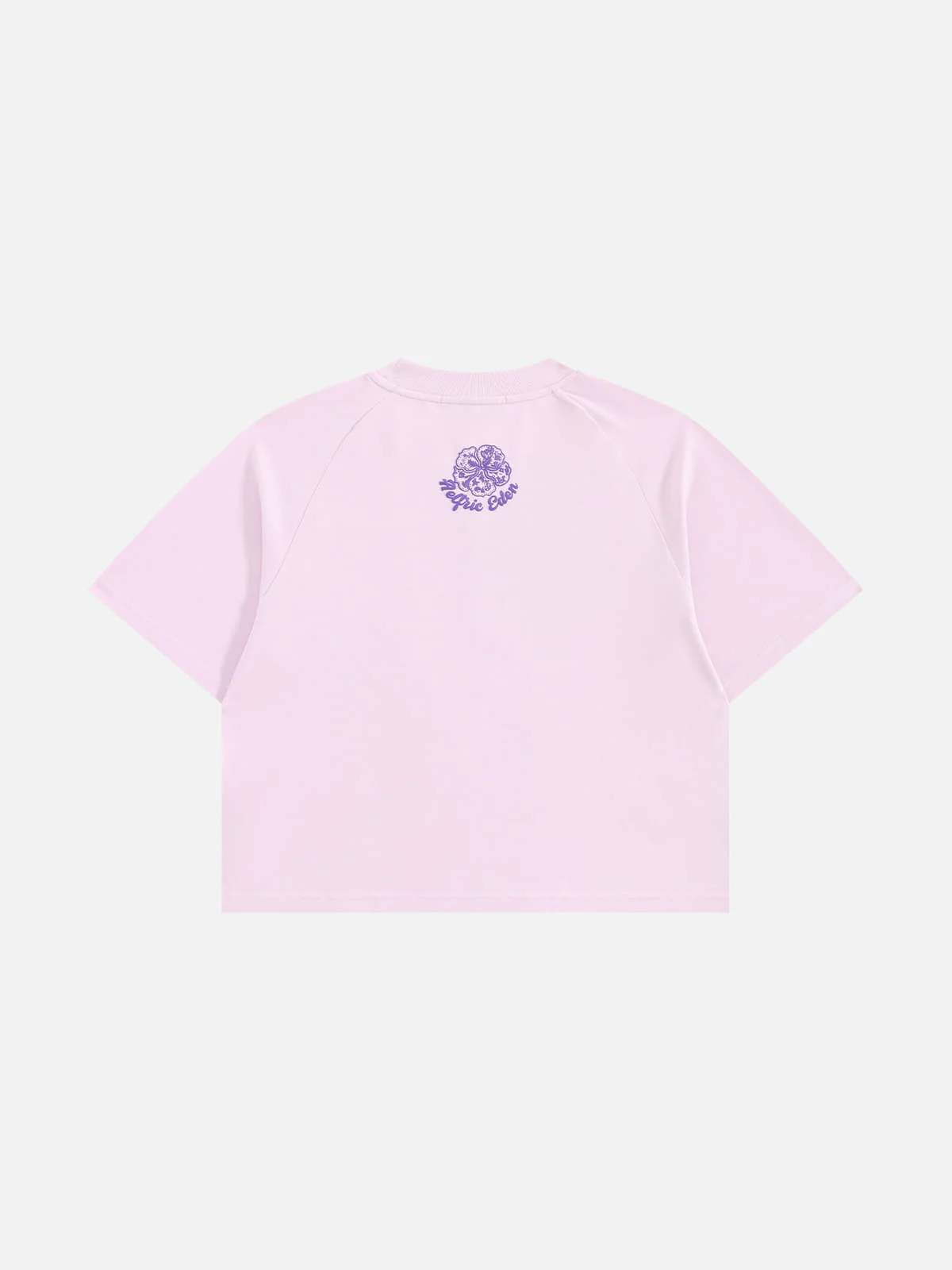Aelfric Eden Cropped Floral Motif Tee - Image 3