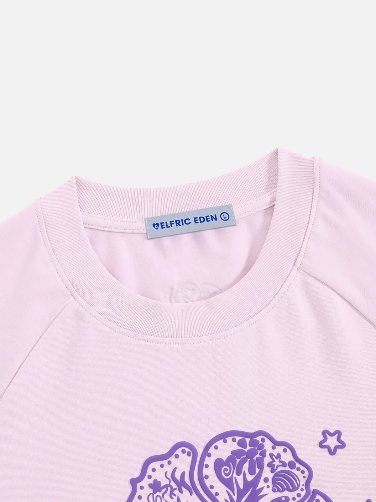 Aelfric Eden Cropped Floral Motif Tee - Image 4