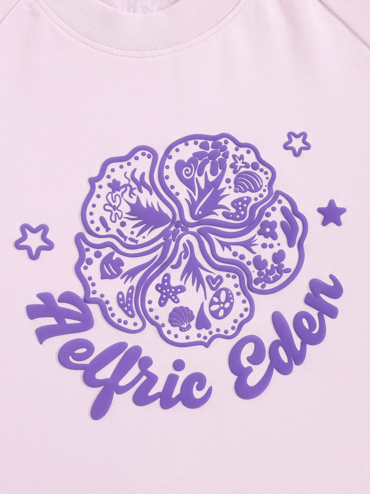 Aelfric Eden Cropped Floral Motif Tee - Image 5
