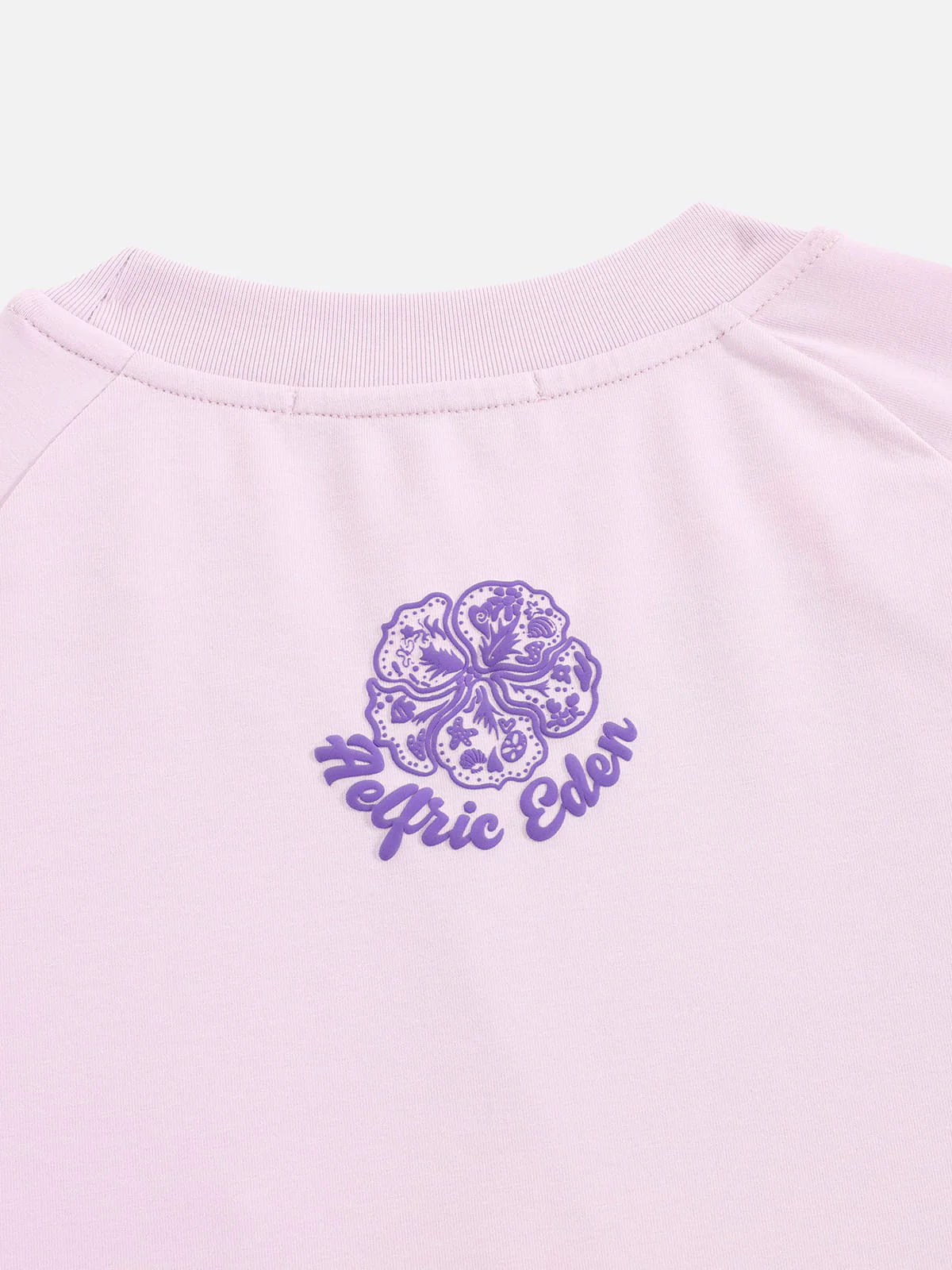 Aelfric Eden Cropped Floral Motif Tee - Image 6