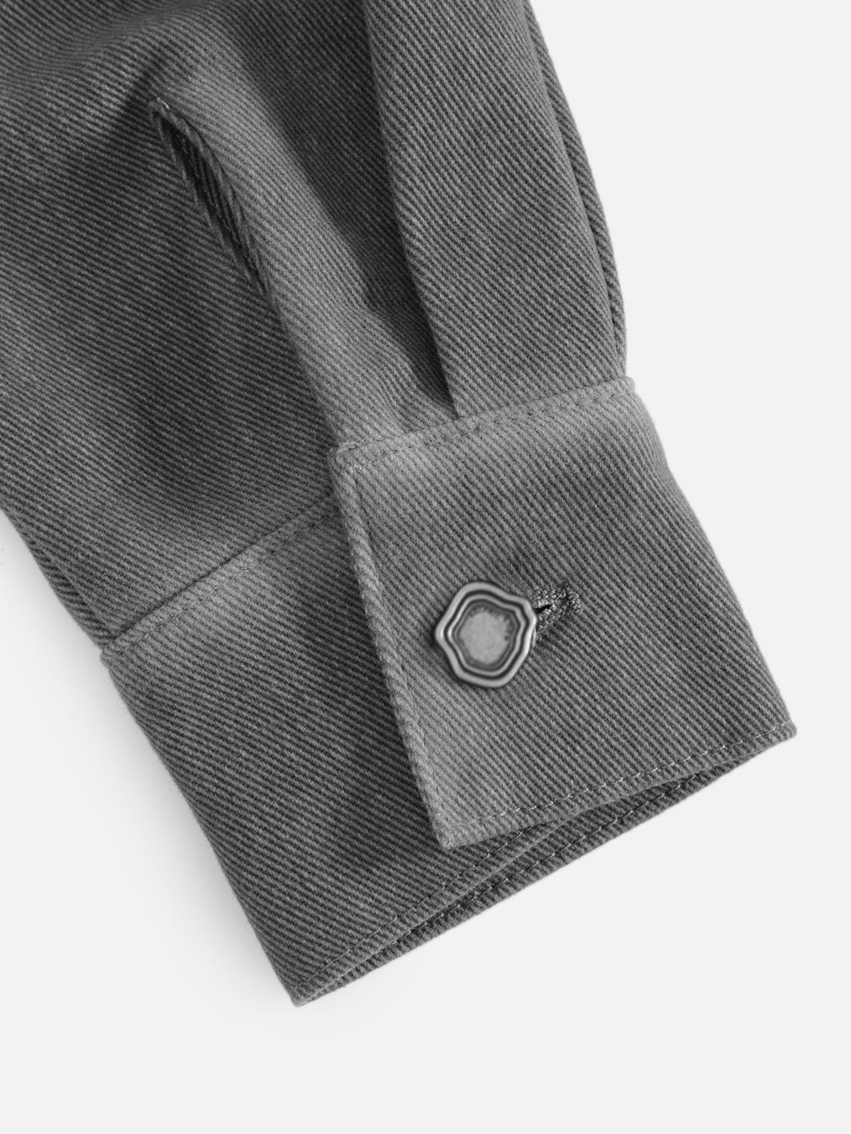 Aelfric Eden Cropped Washed Langarmhemd - Image 7