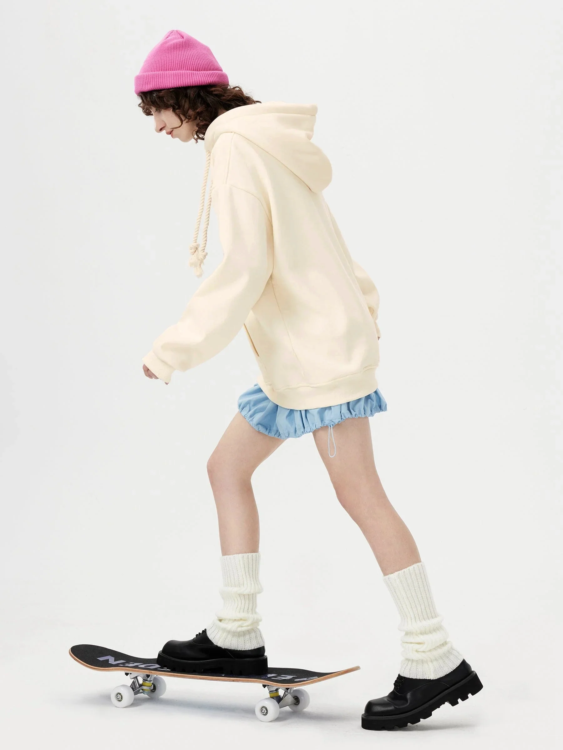 Aelfric Eden Kapuzenpullover mit Denim-Stern-Stickerei - Image 13