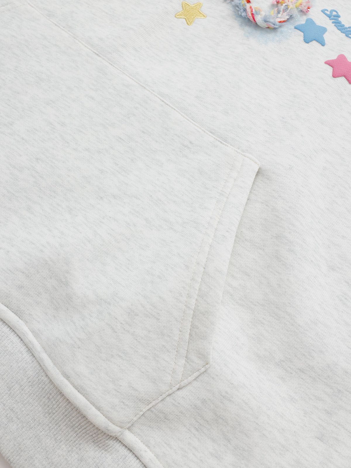 Aelfric Eden Kapuzenpullover mit Denim-Stern-Stickerei - Image 17