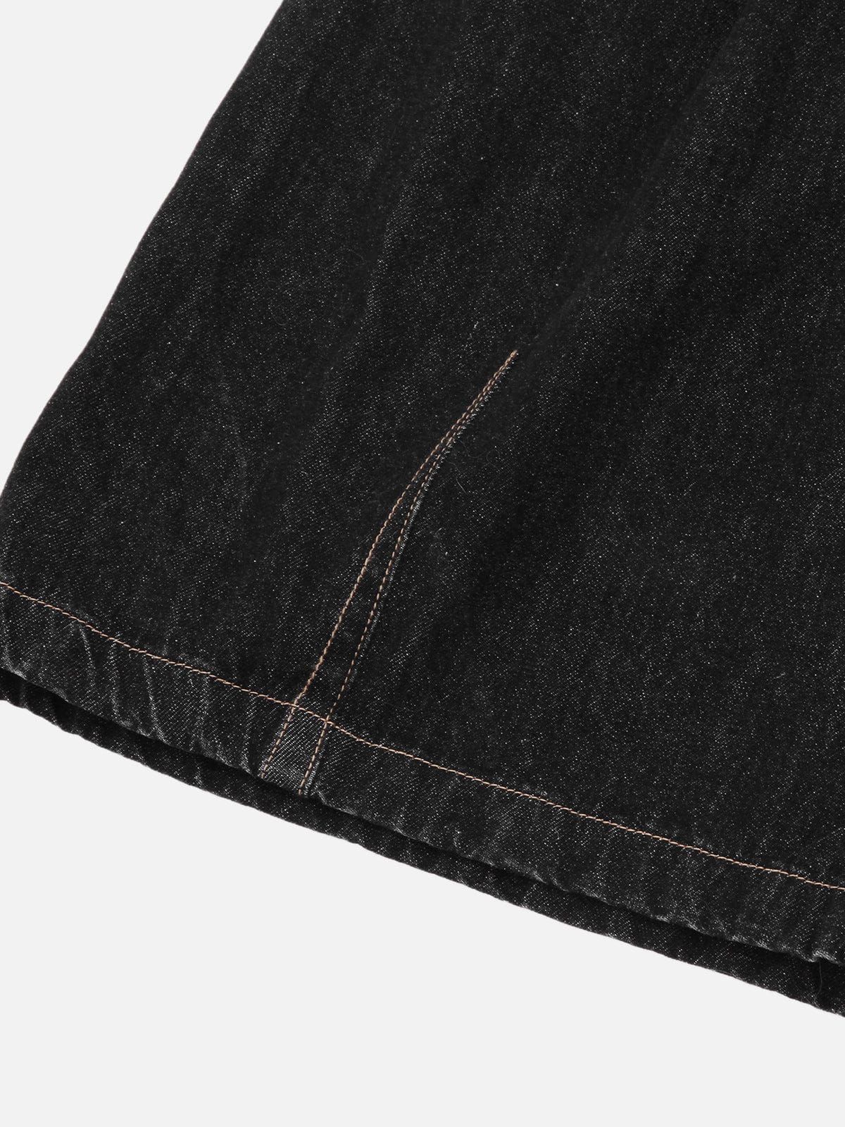 Aelfric Eden Abnehmbares Kopftuch Baggy Longline Jorts - Image 10