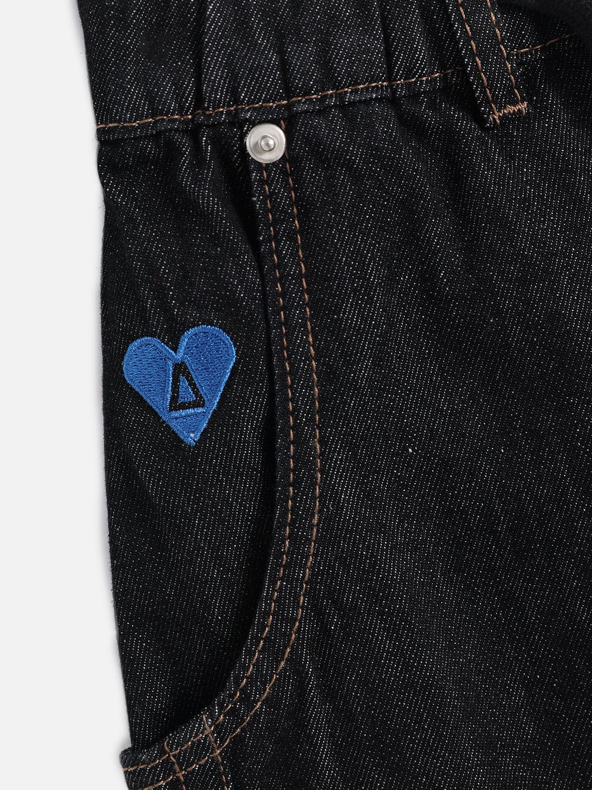 Aelfric Eden Abnehmbares Kopftuch Baggy Longline Jorts - Image 8