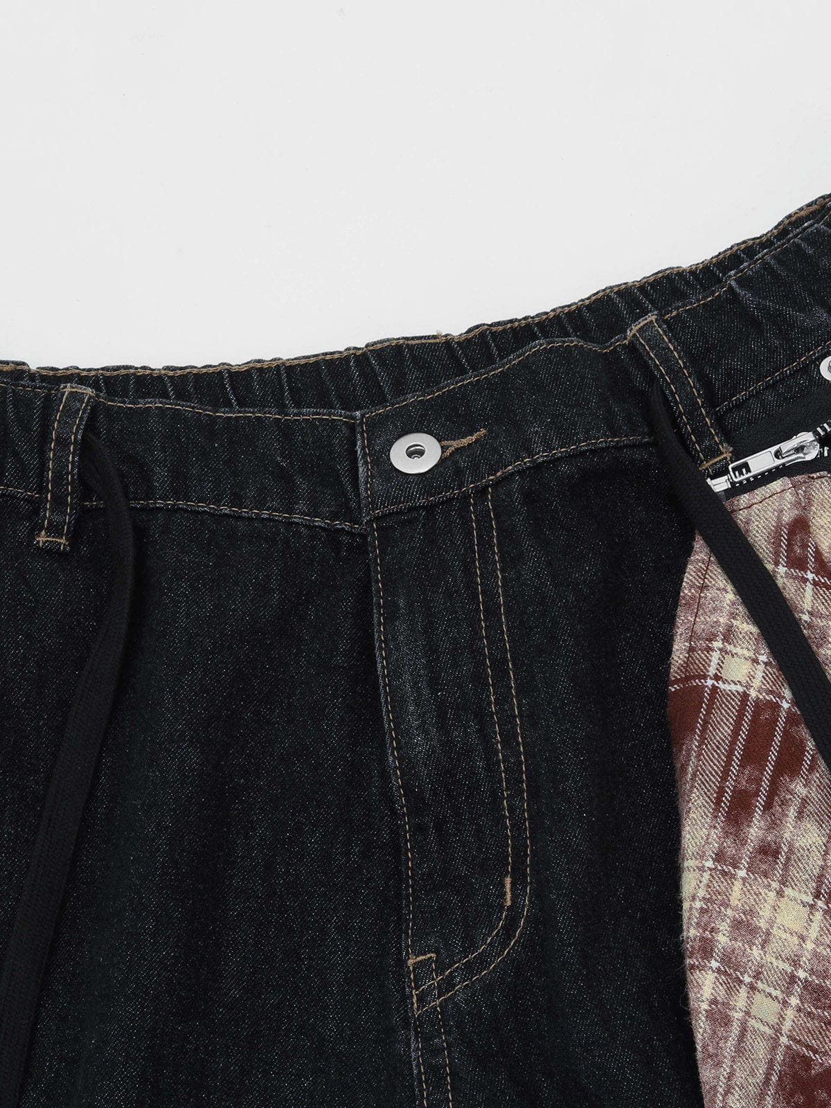 Aelfric Eden Abnehmbares Kopftuch Baggy Longline Jorts - Image 9