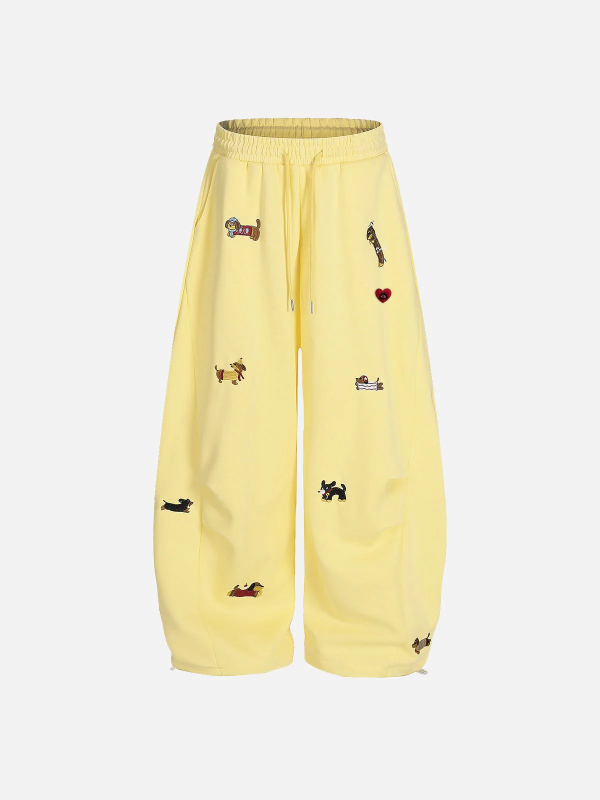 Aelfric Eden Embroidery Dog Baggy Barrel Jogginghose - Image 5