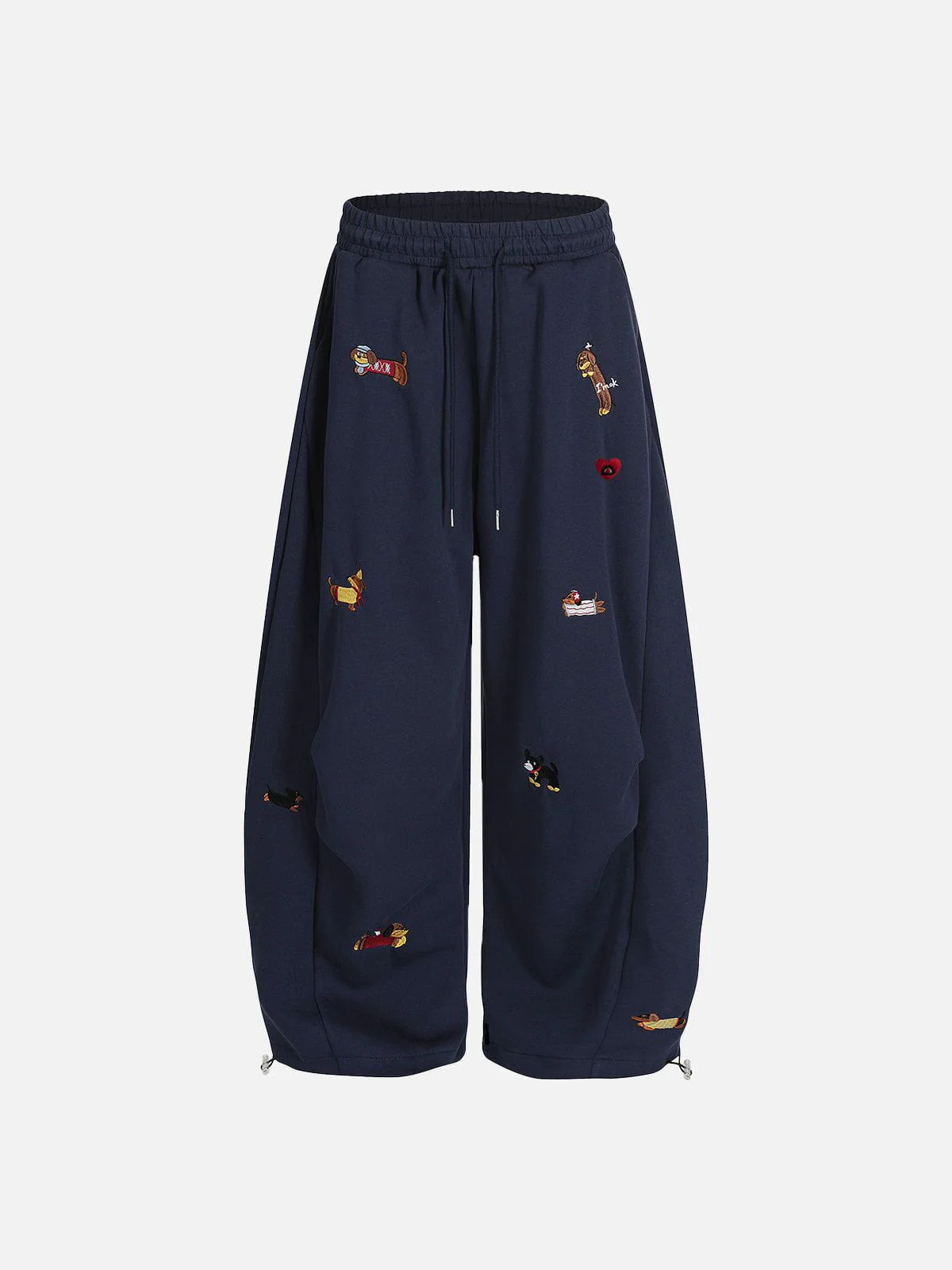 Aelfric Eden Embroidery Dog Baggy Barrel Jogginghose - Image 6