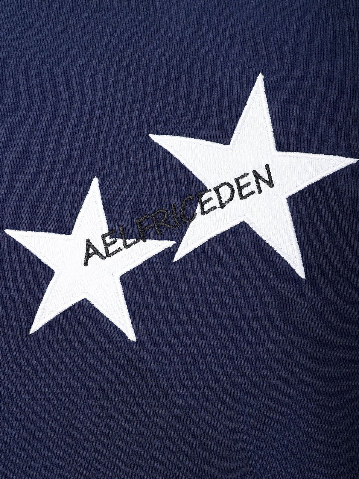 Aelfric Eden Stickerei-Stern-T-Shirt - Image 5