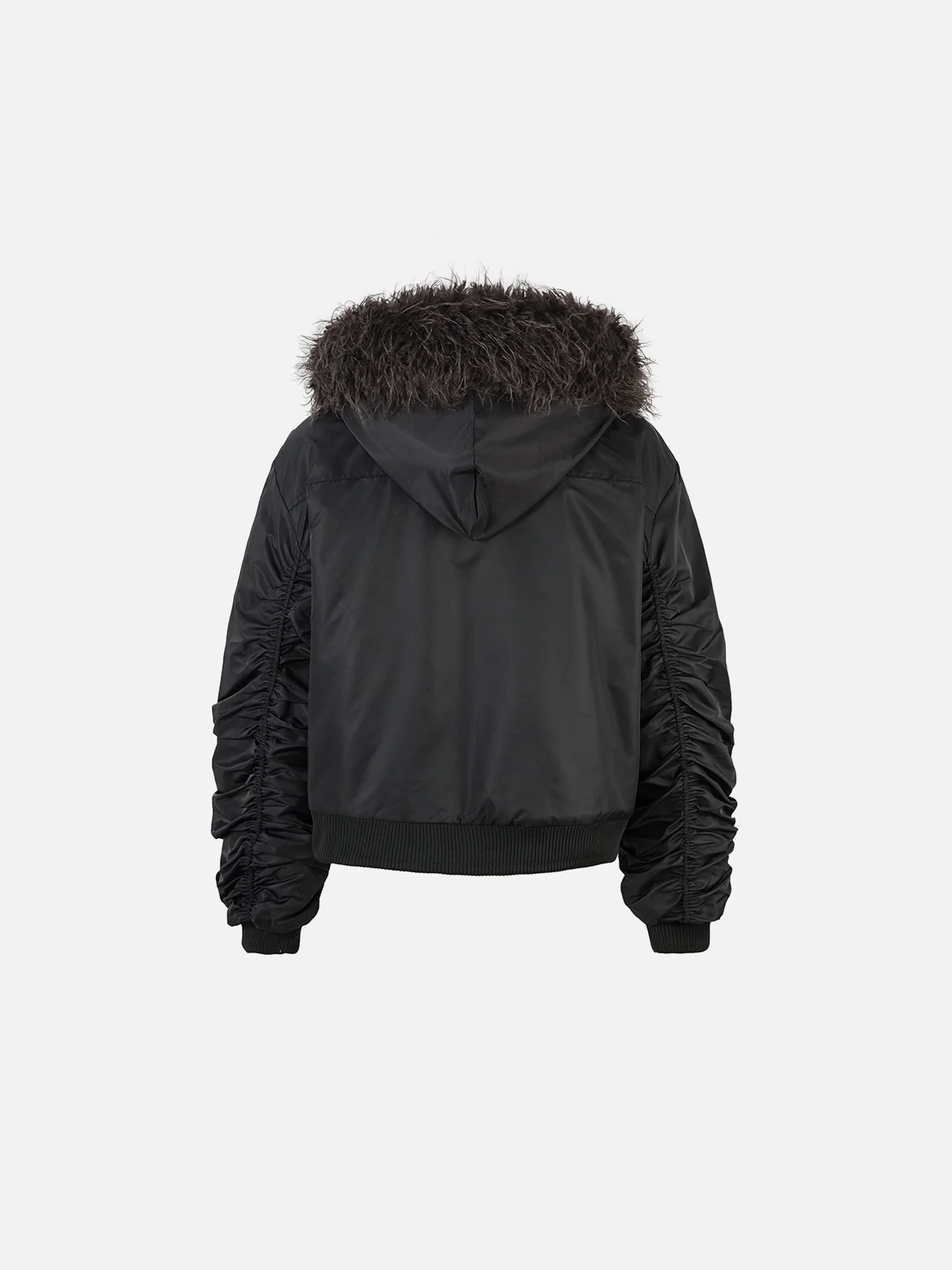 Aelfric Eden Kunstfell-Schnallenbomberjacke - Image 2
