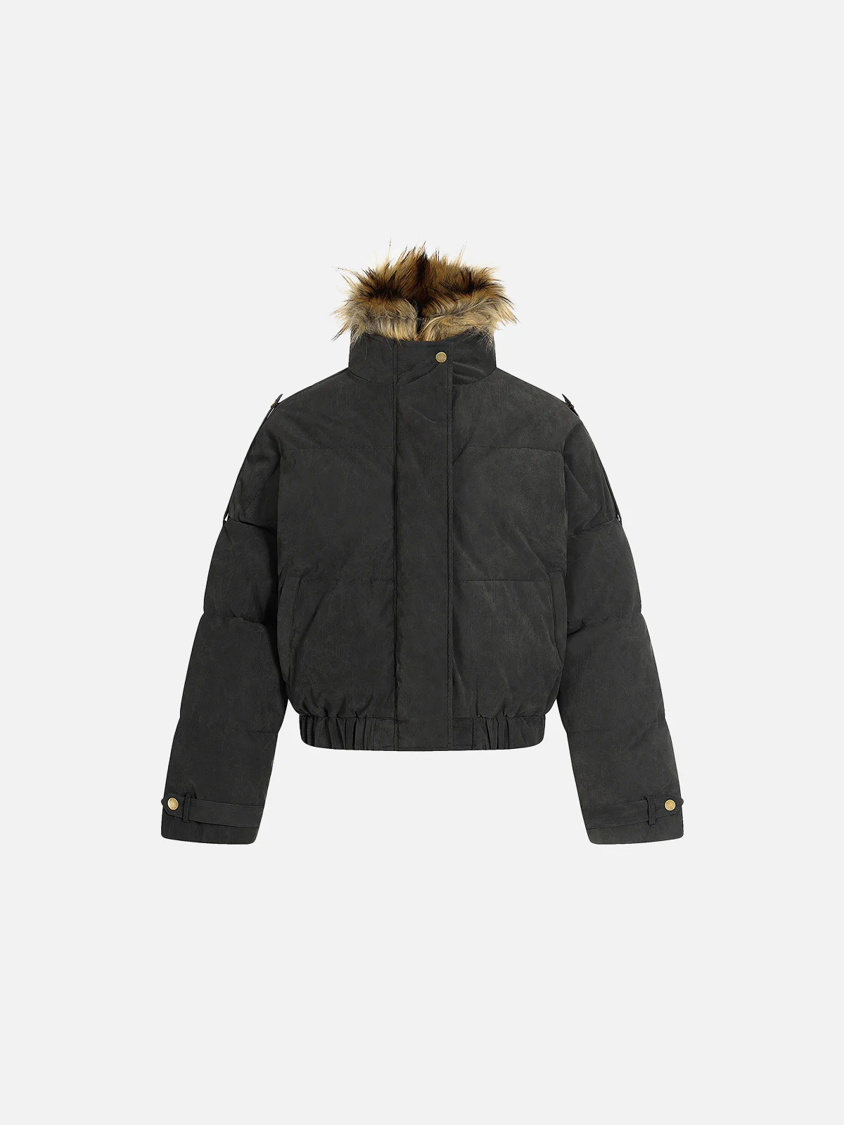 Aelfric Eden Faux Fur Zweilagiger Kastenförmiger Mantel - Image 4