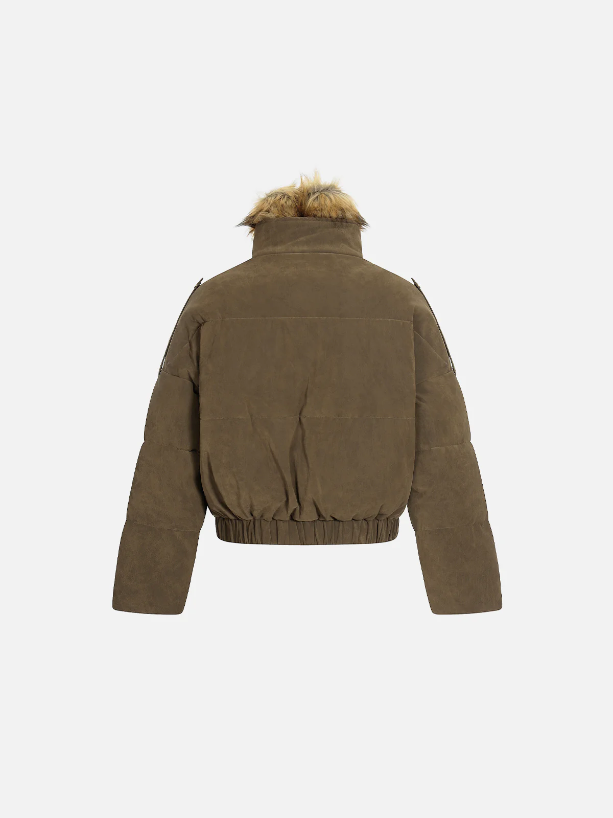 Aelfric Eden Faux Fur Zweilagiger Kastenförmiger Mantel - Image 5