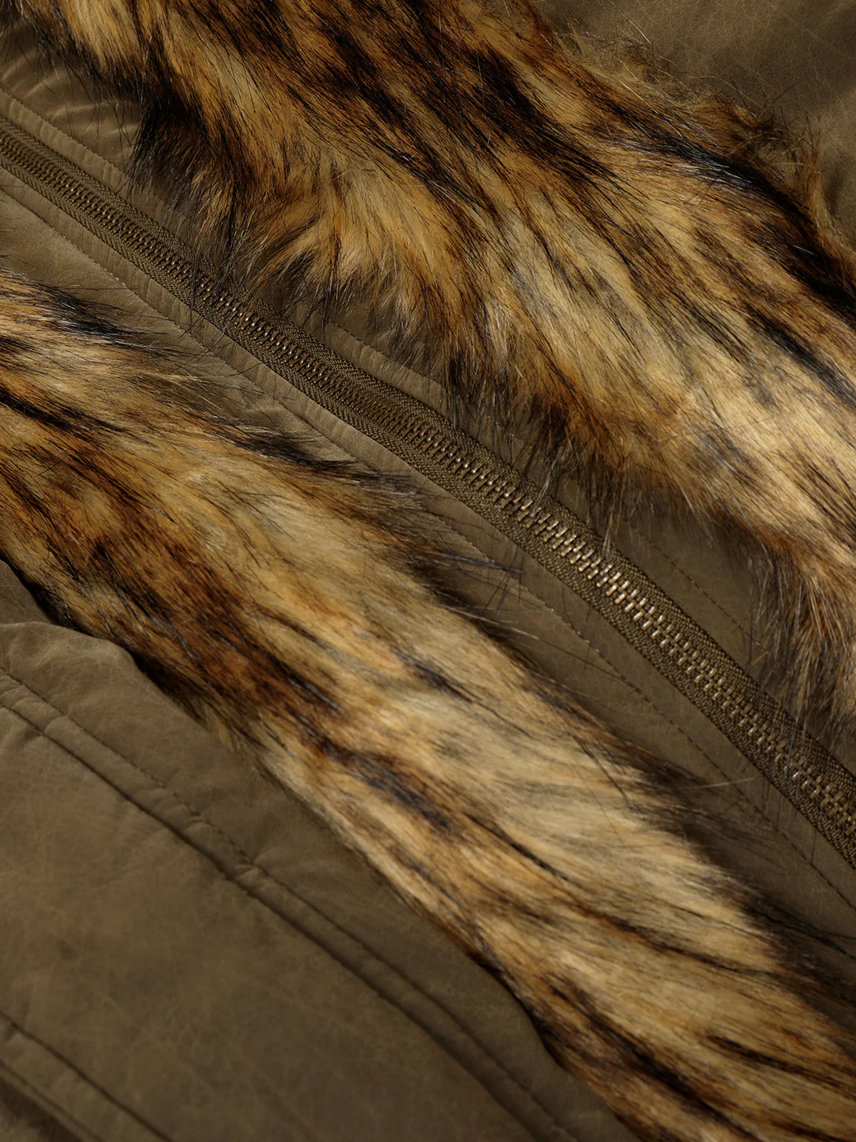 Aelfric Eden Faux Fur Zweilagiger Kastenförmiger Mantel - Image 6