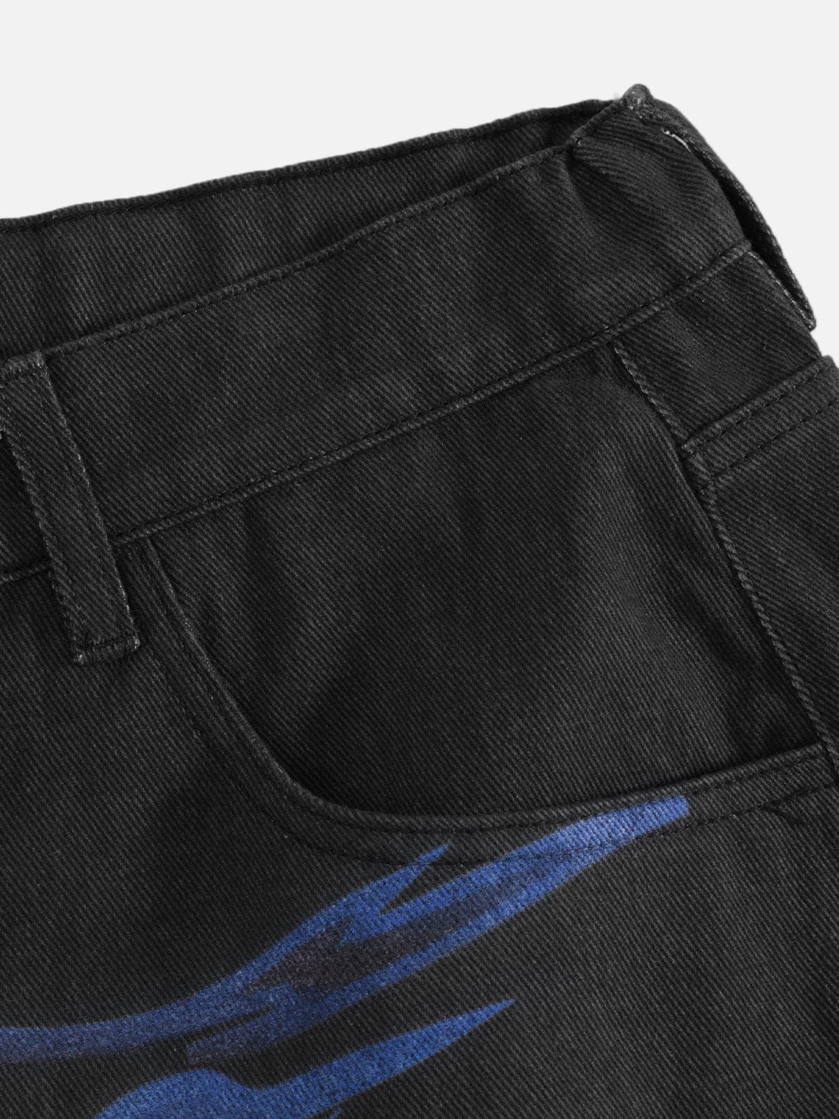 Aelfric Eden Flame Graphic Jorts - Image 7