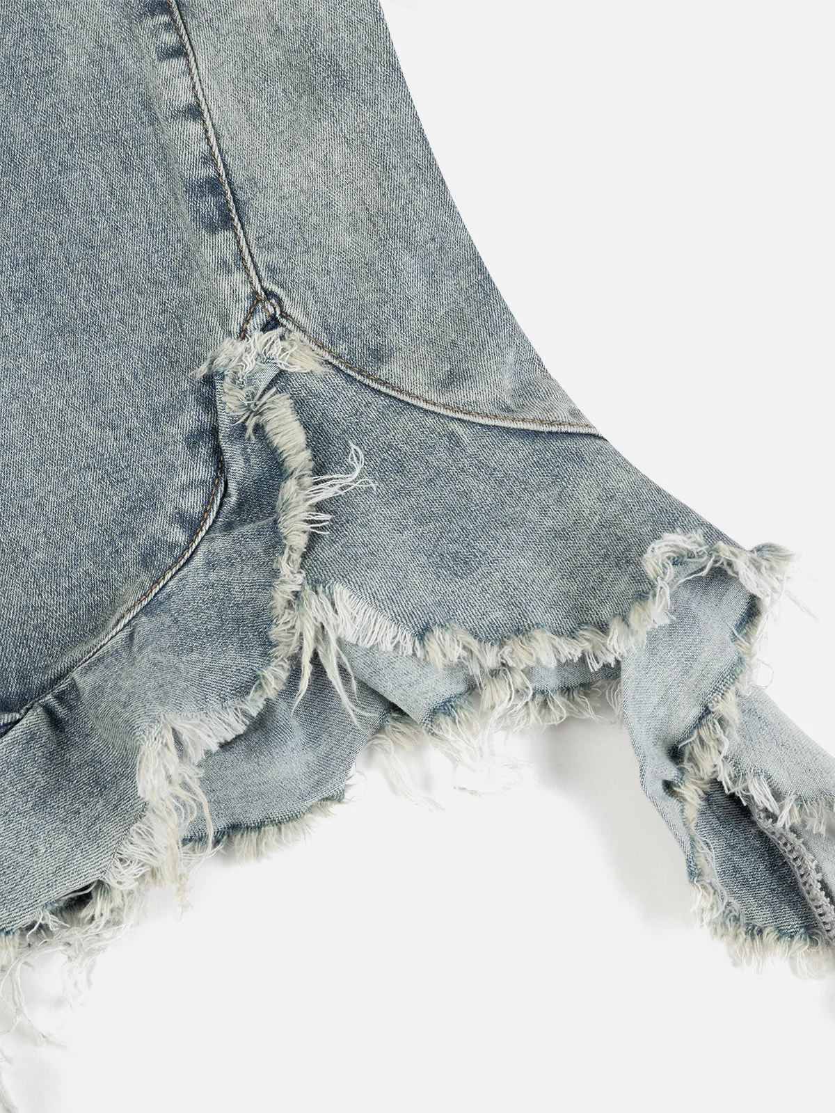 Aelfric Eden Fringe Hem Denim Tank Top - Image 5