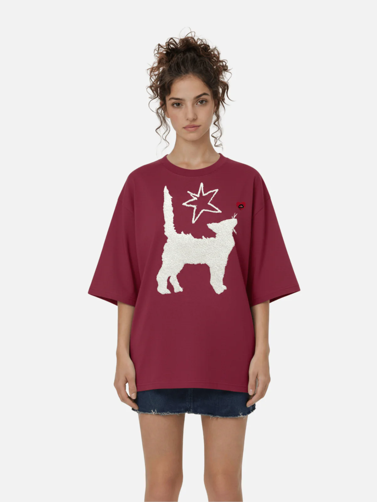Aelfric Eden Fuzzy Cat Star T-Shirt