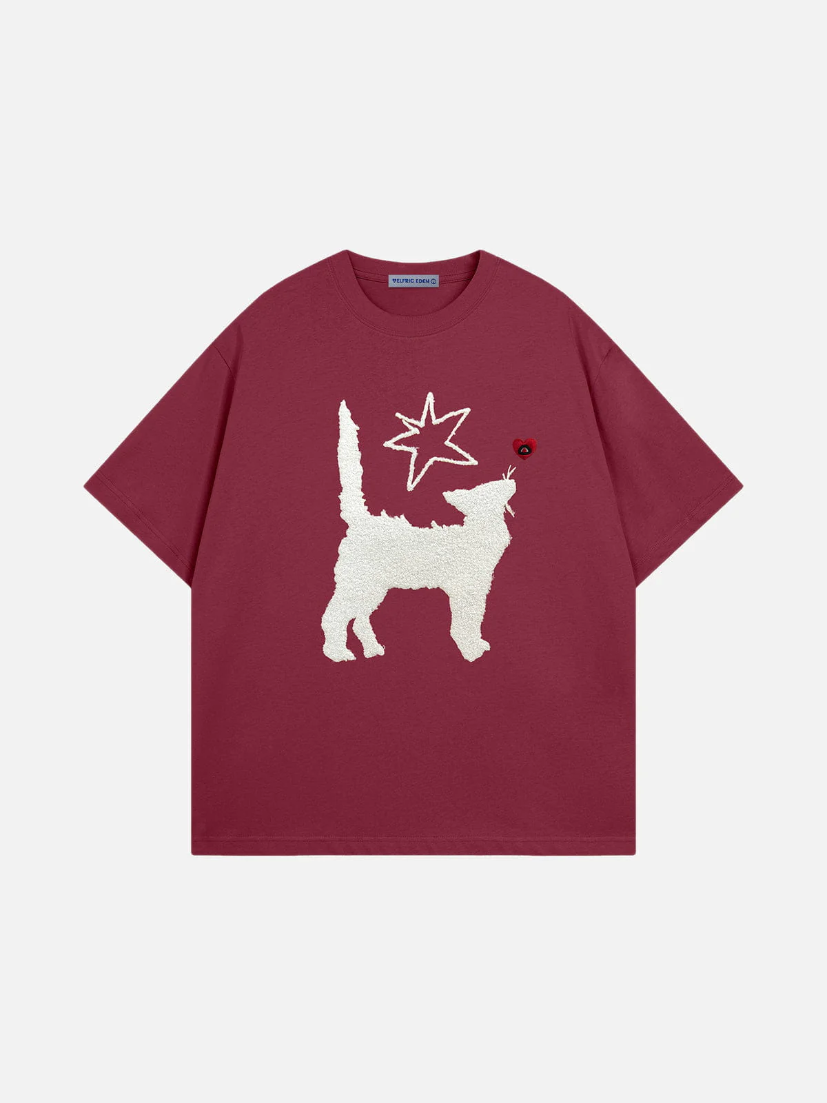 Aelfric Eden Fuzzy Cat Star T-Shirt - Image 2