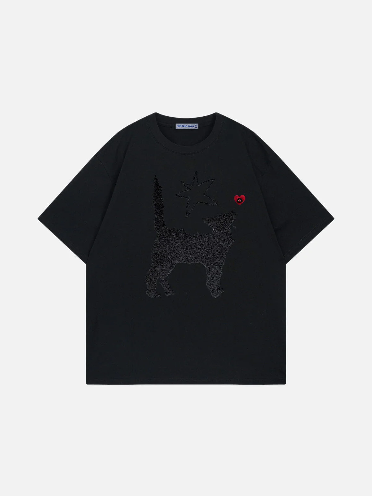 Aelfric Eden Fuzzy Cat Star T-Shirt - Image 3