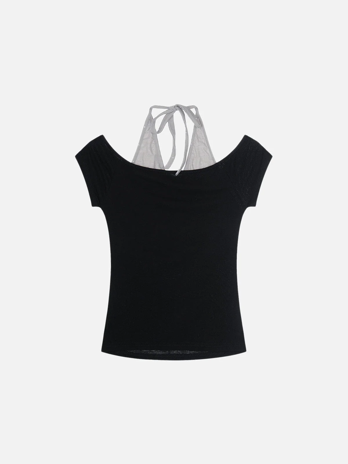 Aelfric Eden Neckholder-Shirt im Lagenlook - Image 2