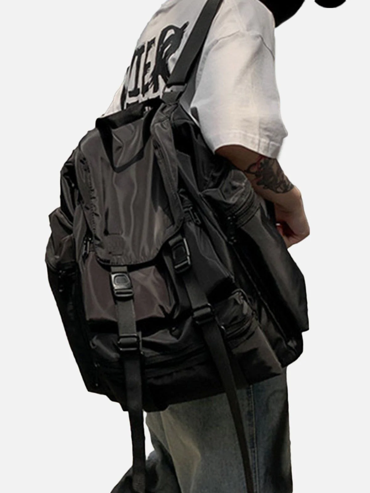 Aelfric Eden Multi-Pocket Utility Sling Rucksack - Image 3