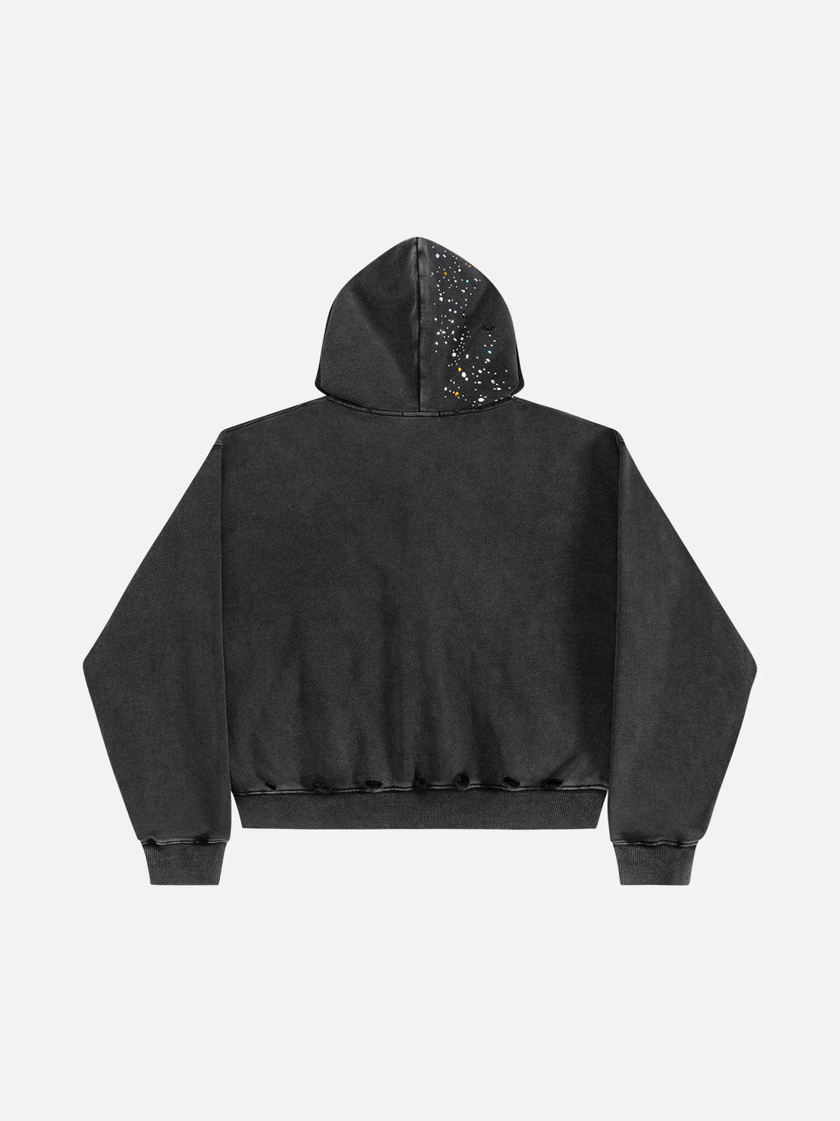 Aelfric Eden Rhinestone Zip-Up V302 Kapuzenpullover - Image 4