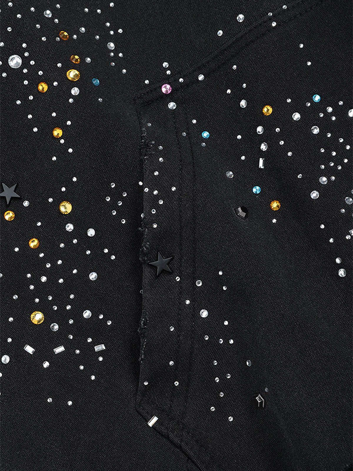Aelfric Eden Rhinestone Zip-Up V302 Kapuzenpullover - Image 7