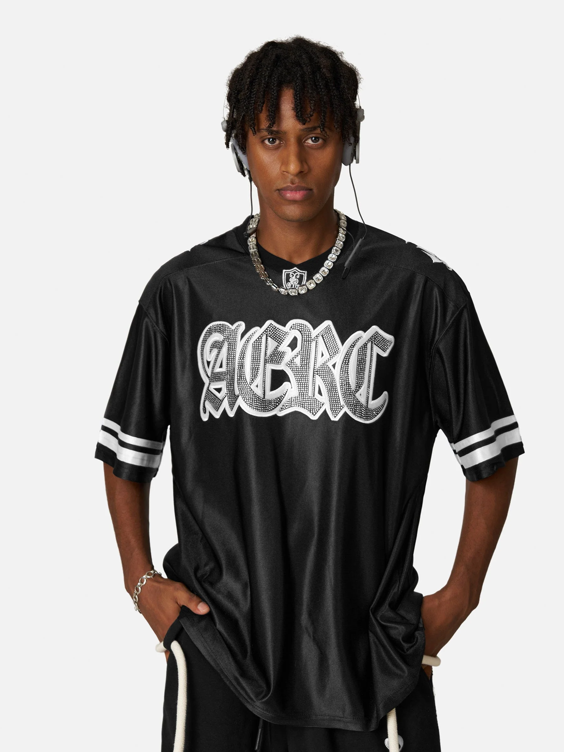 Aelfric Eden Hotfix Strass-Football-Trikot - Image 2
