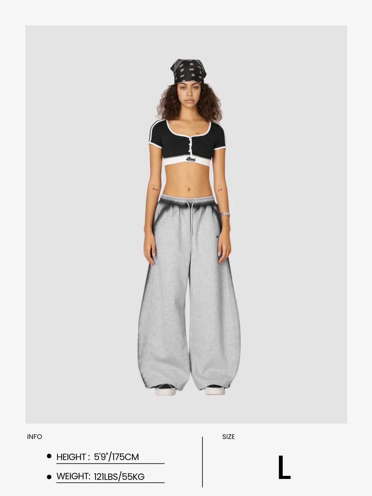 Aelfric Eden Inkjet Super Baggy Barrel Sweatpants - Image 6