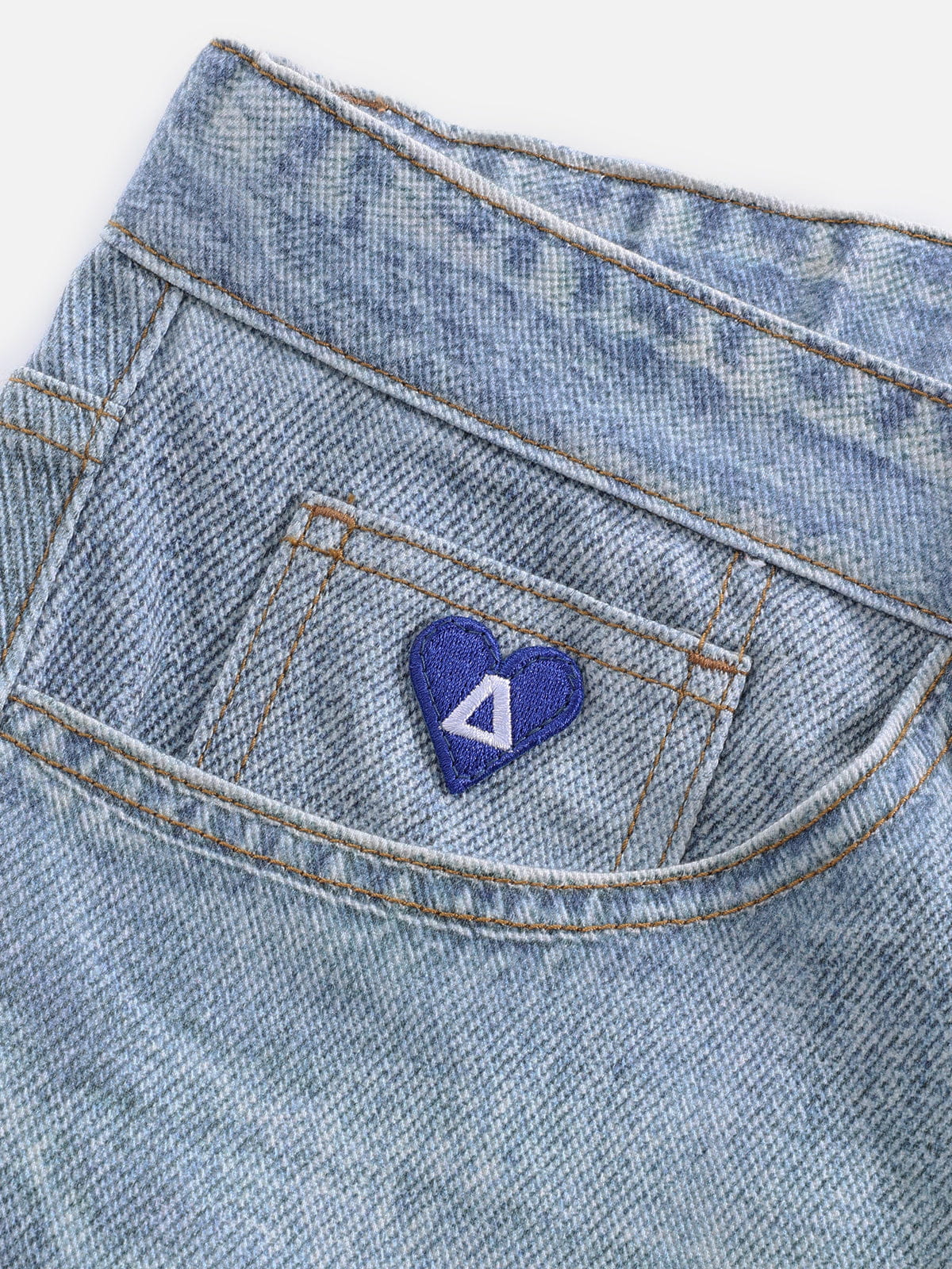 Aelfric Eden Inverted Graphic Baggy Barrel Jeans - Image 5