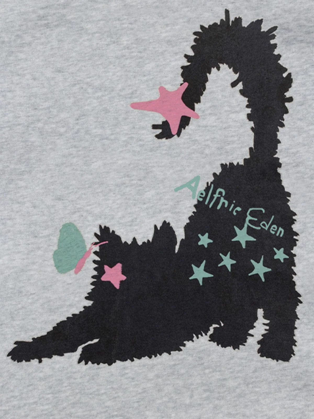 Aelfric Eden Kitten Grafik Pullover Hoodie - Image 3