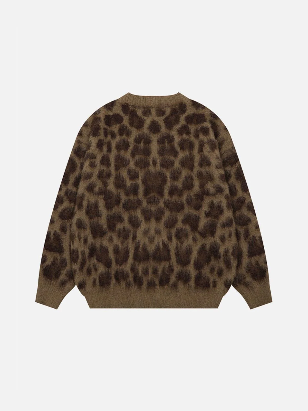Aelfric Eden Leopard Strickjacke mit Grafik - Image 4