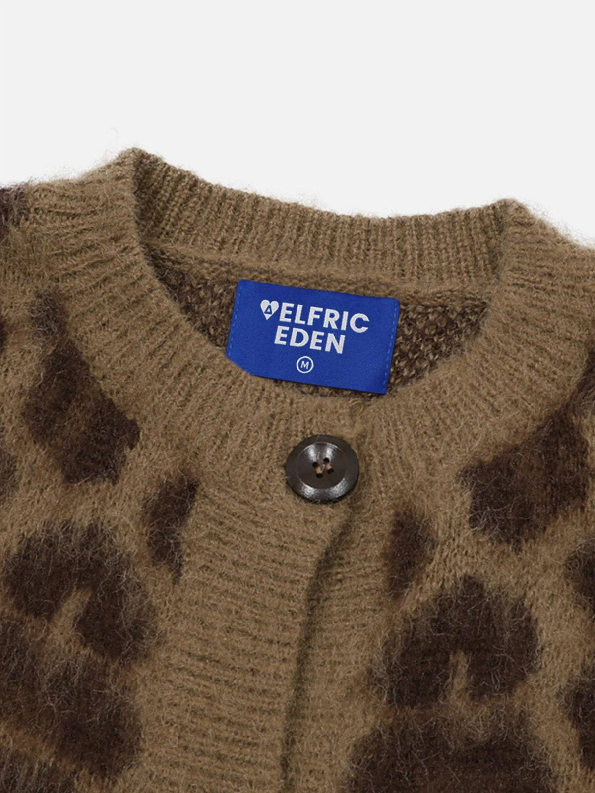Aelfric Eden Leopard Strickjacke mit Grafik - Image 9